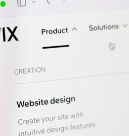 Wix product page