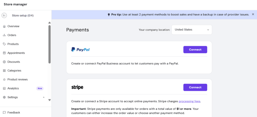 Hostinger payment options