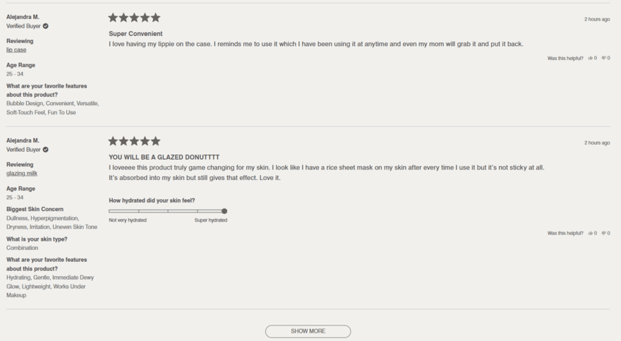 Rhode customer reviews